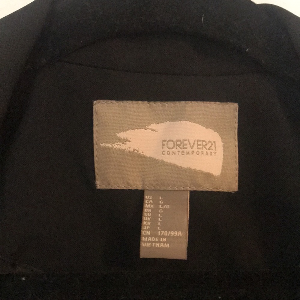 2 Forever 21 Black Blazers - Picture 2 of 2